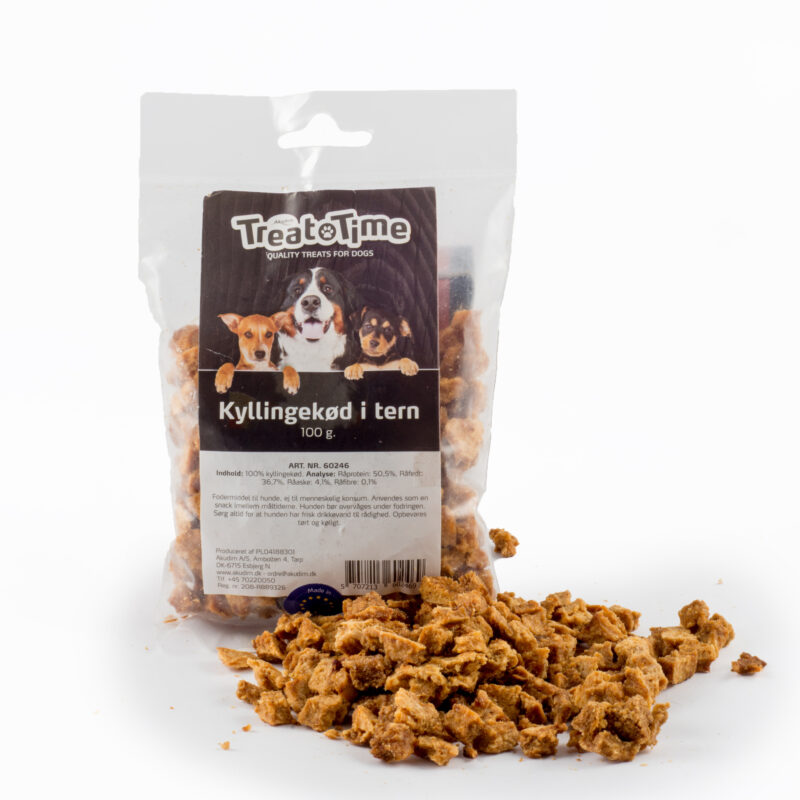 TreatTime terninger lam/hjort/okse/geit/villsvin/and/fisk/kanin100g - Bilde 3